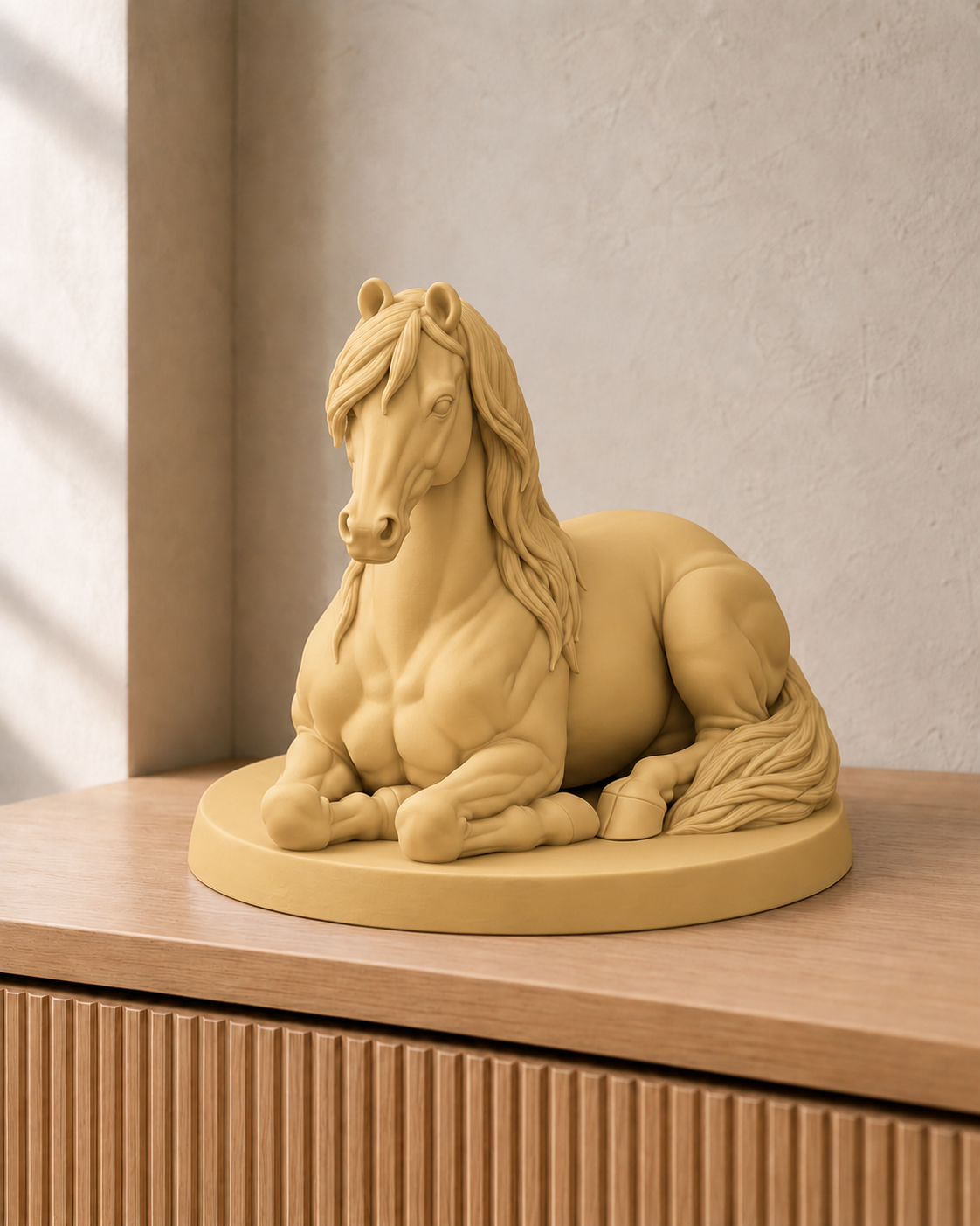 Araber liegend – Pferdefigur – 04 gold