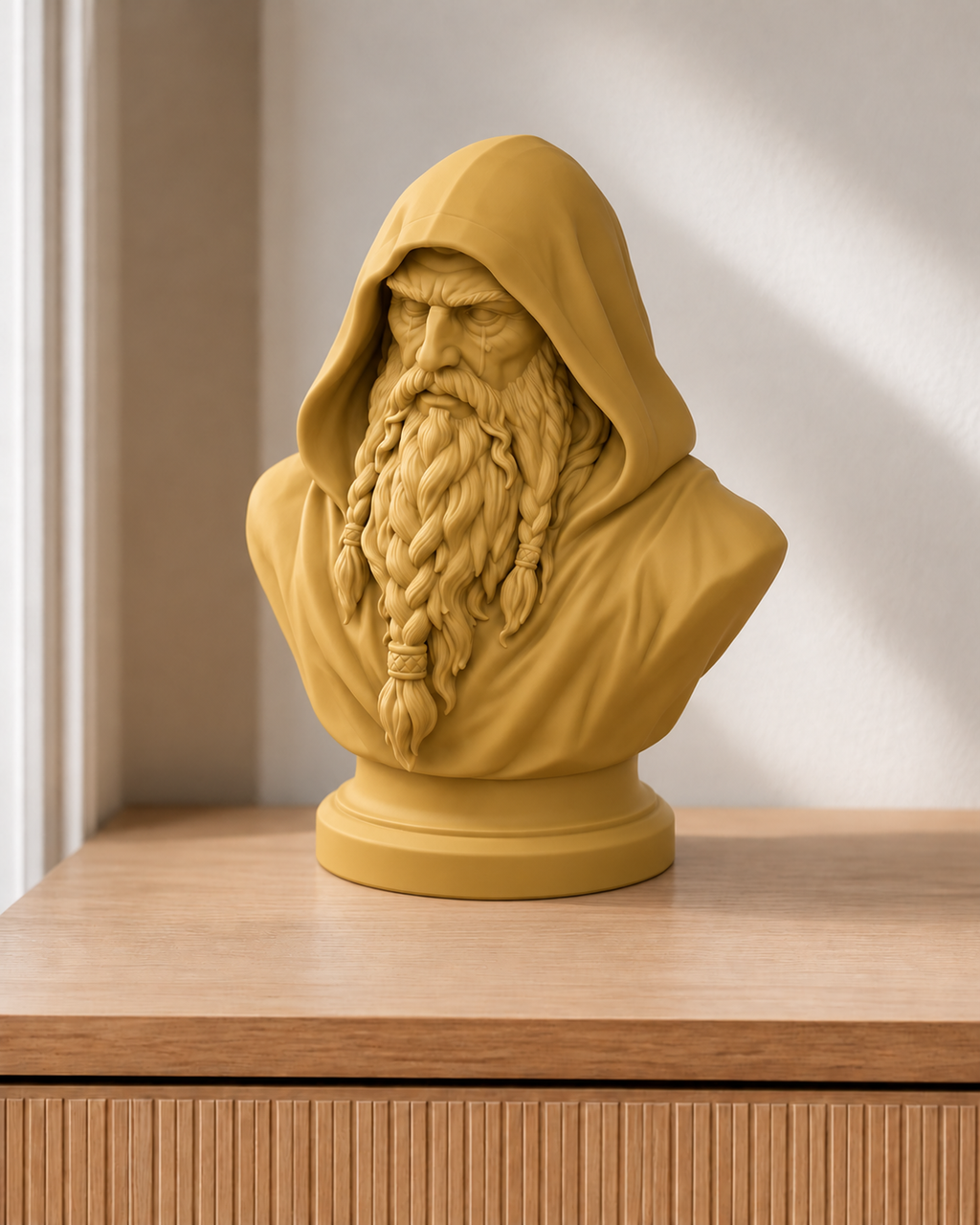 Odin – nordische Büste – 04 gold