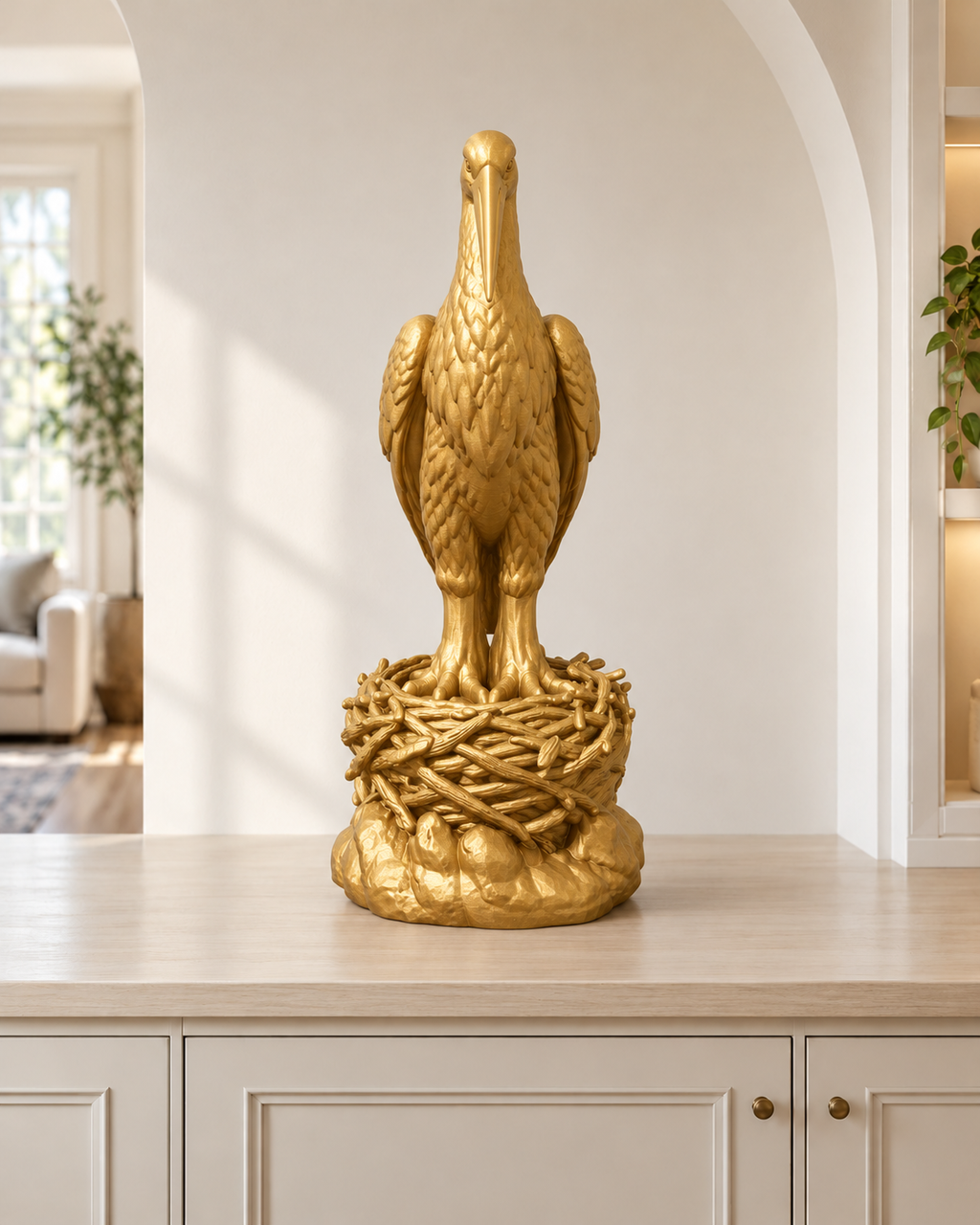 Weißstorch – 04 gold