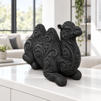 Ruhendes Kamel Ornament - Schwarz gedruckt Wohnzimmer
