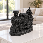 Weihnachtslok Ornament - Schwarz gedruckt Wohnzimmer