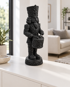 Nussknacker Trommler Ornament - Schwarz gedruckt Wohnzimmer