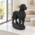 Deutsche Dogge Ornament - Schwarz gedruckt Wohnzimmer