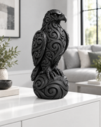 Adler Ornament - Schwarz gedruckt Wohnzimmer