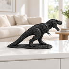 T-Rex Ornament - Schwarz gedruckt Wohnzimmer