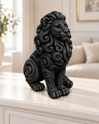 Löwe Ornament - Schwarz gedruckt Wohnzimmer