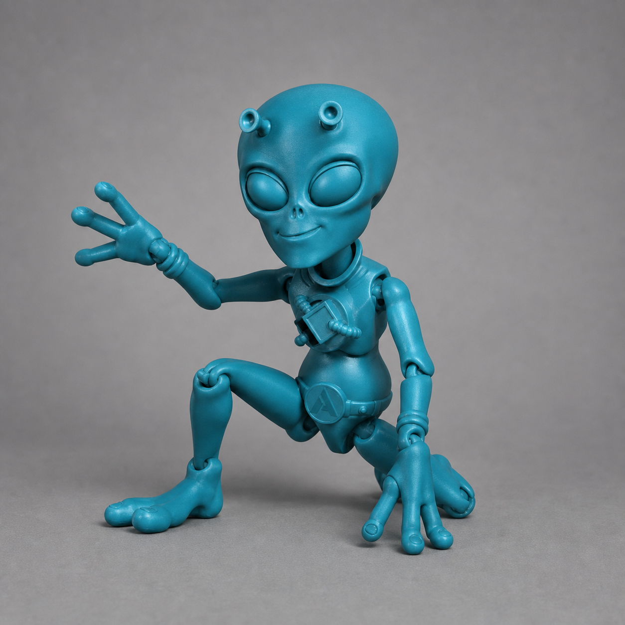 Flexi Alien – bewegliche Sci-Fi Figur mit Brustkern, 23,9 cm FehnFactory