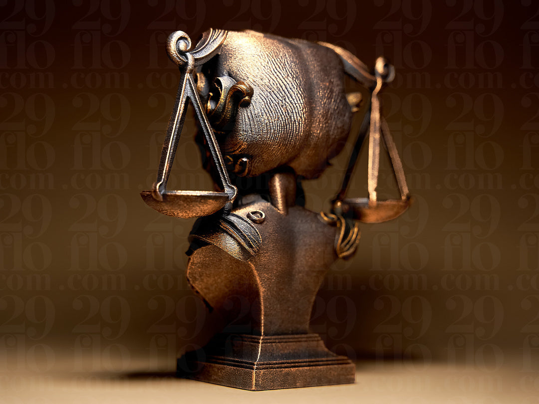 Lady Libra Skulptur – Sternzeichen Waage FehnFactory