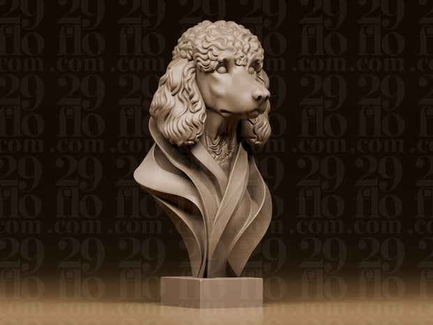 5 moderne Hundebüsten – Hunde Figuren-Set FehnFactory
