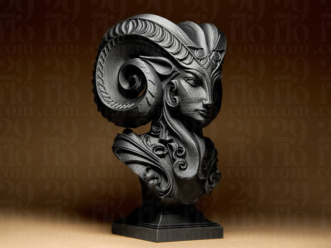 Lady Aries Skulptur – Sternzeichen Widder FehnFactory