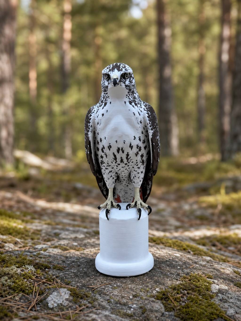 Majestic Red-Tailed Hawk – Rotschwanzbussard-Skulptur FehnFactory
