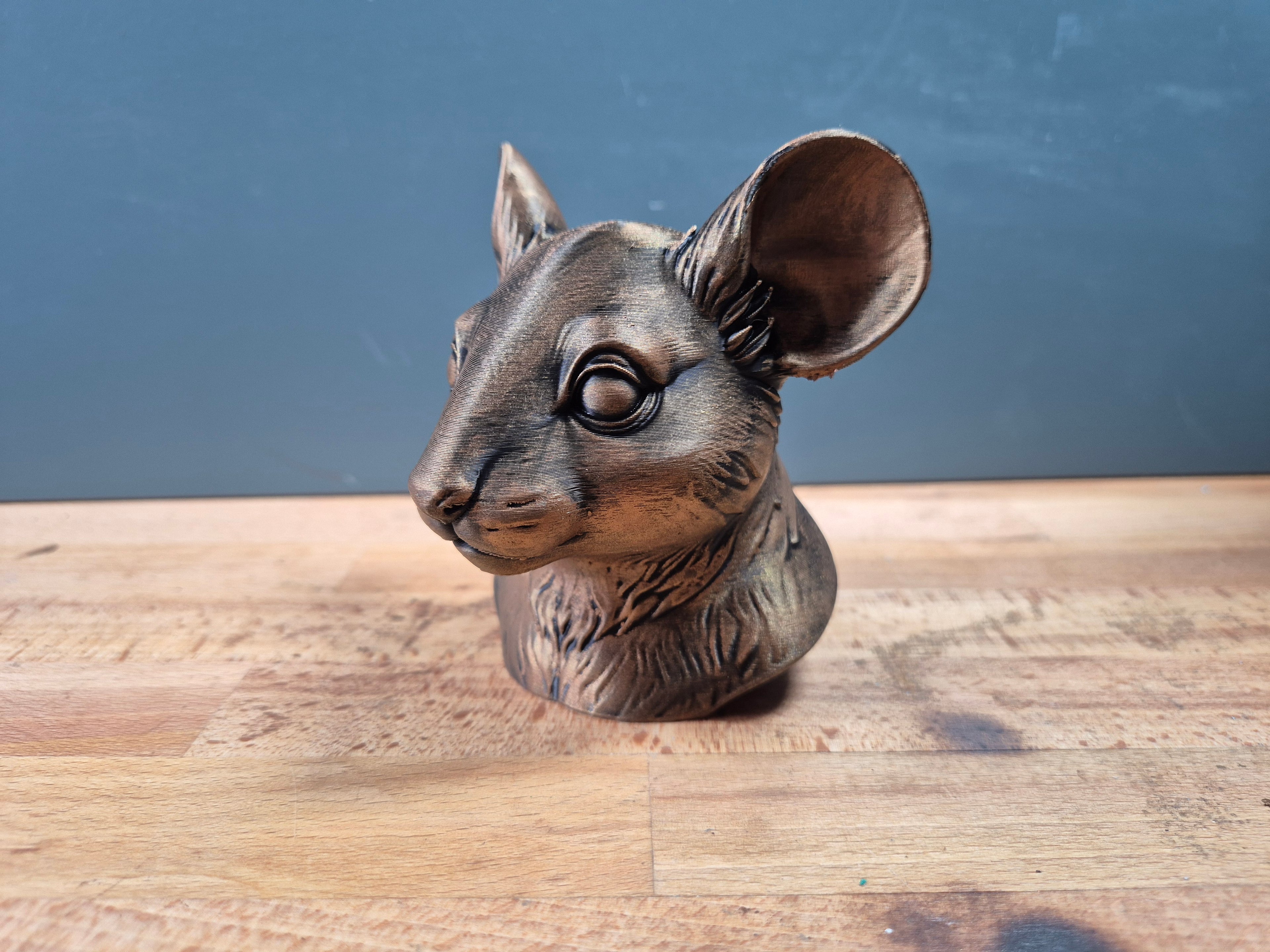 Maus-Büste – Mouse Bust | Made in Germany Fehn-factory.de