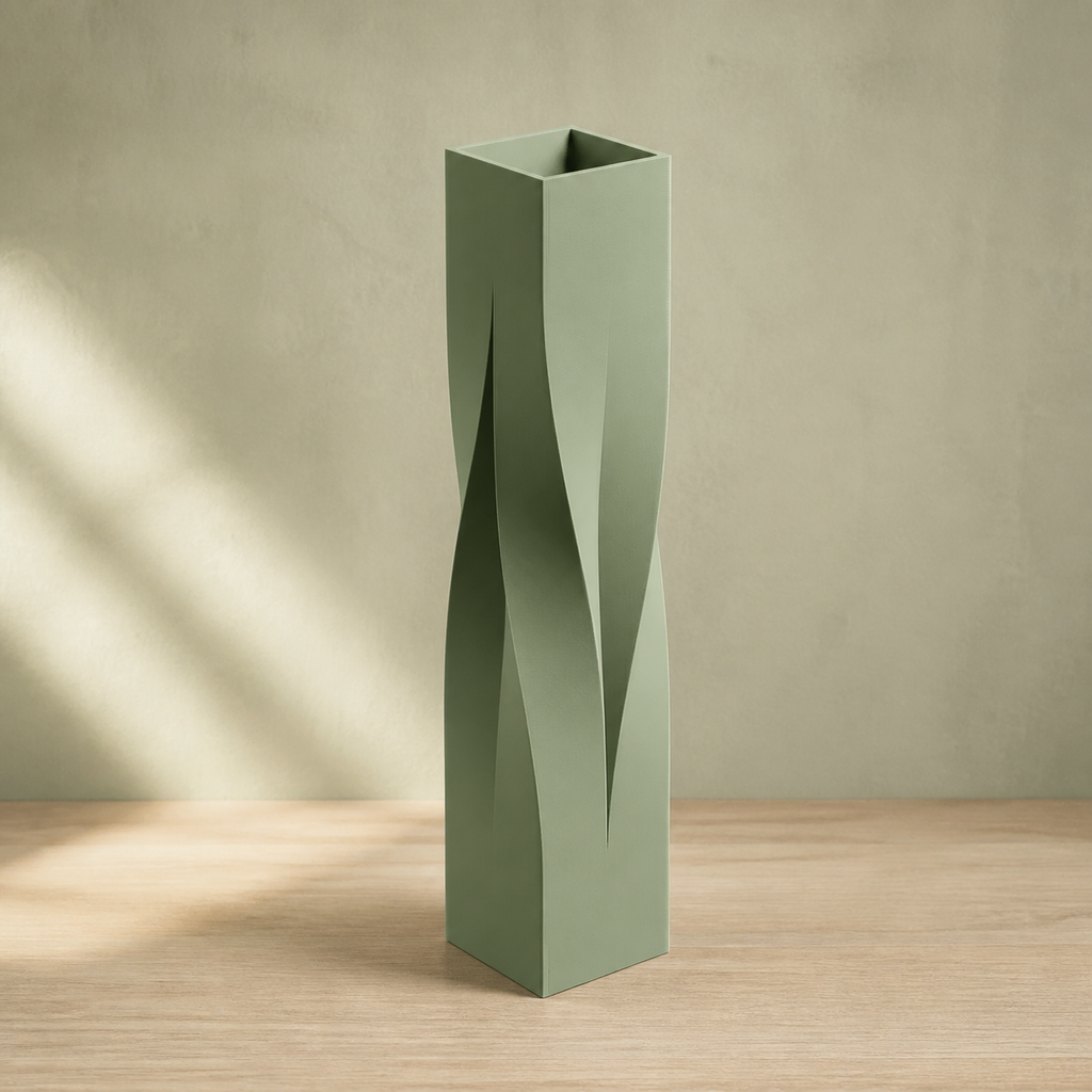 Twist Vase – Skulpturale Trockenblumenvase FehnFactory
