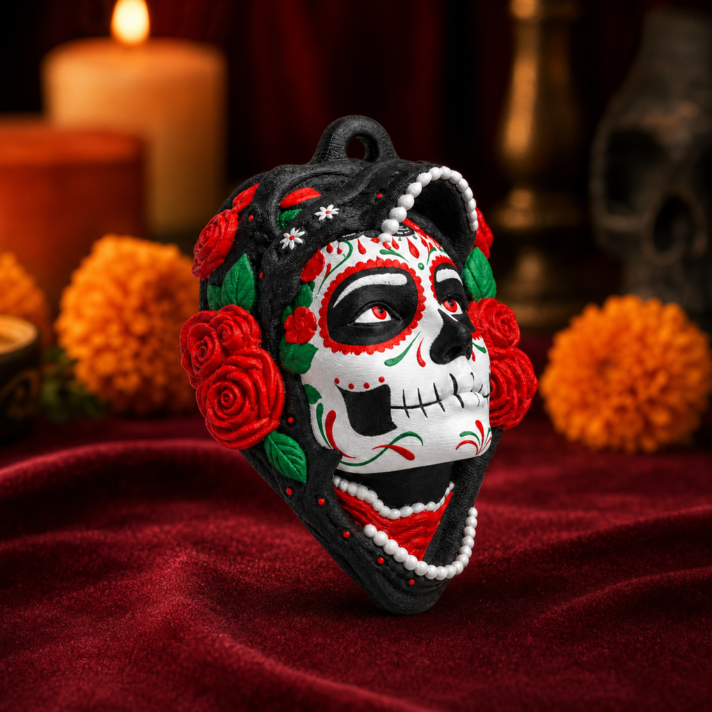 Catrina – Día-de-los-Muertos-Anhänger FehnFactory