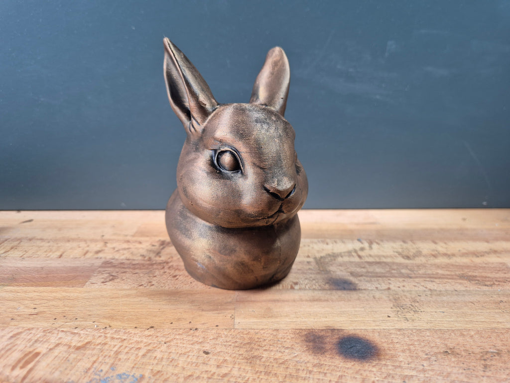 Zwergkaninchen-Büste – Netherland Dwarf Bunny Bust | Made in Germany Fehn-factory.de