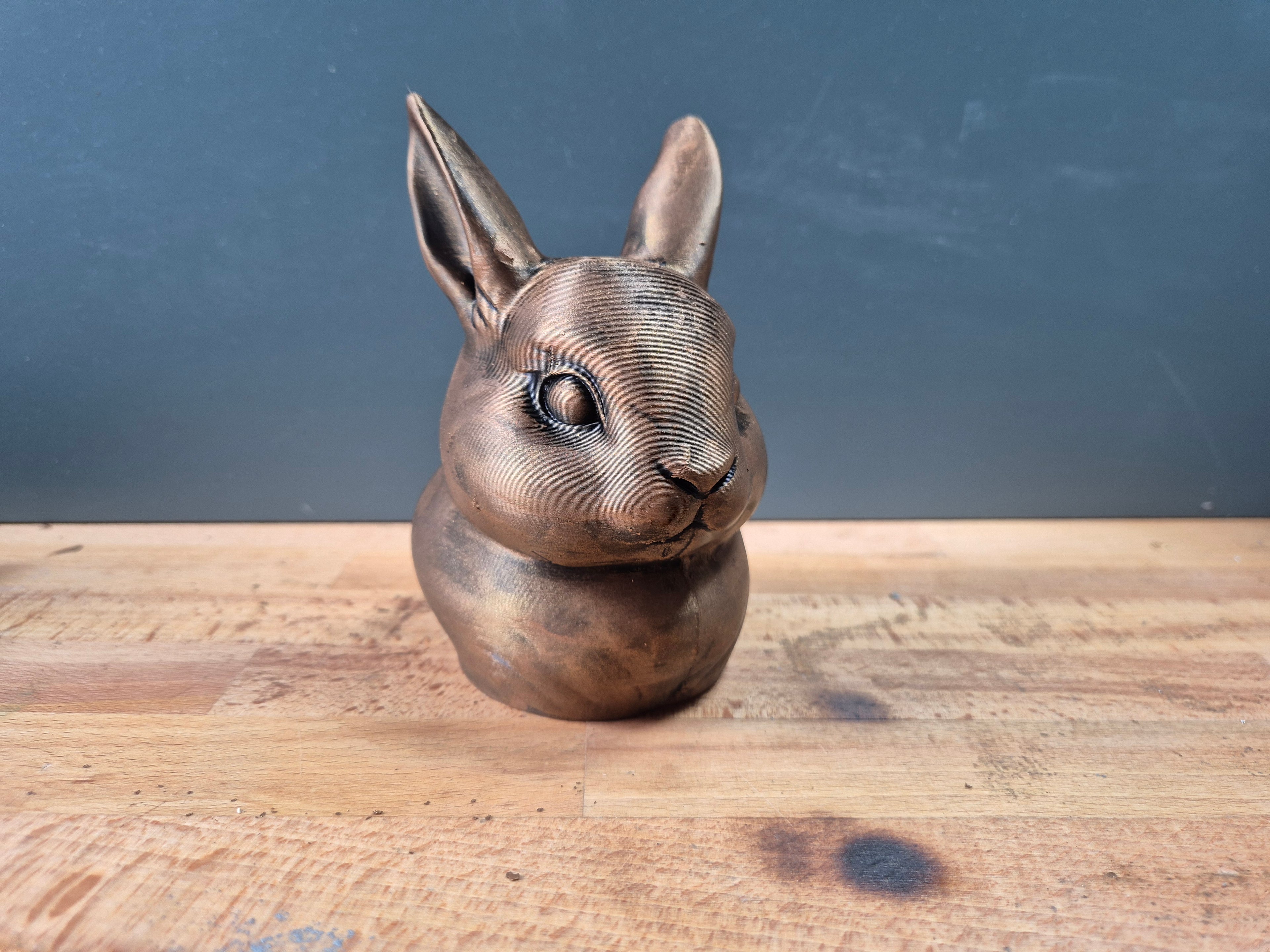 Zwergkaninchen-Büste – Netherland Dwarf Bunny Bust | Made in Germany Fehn-factory.de