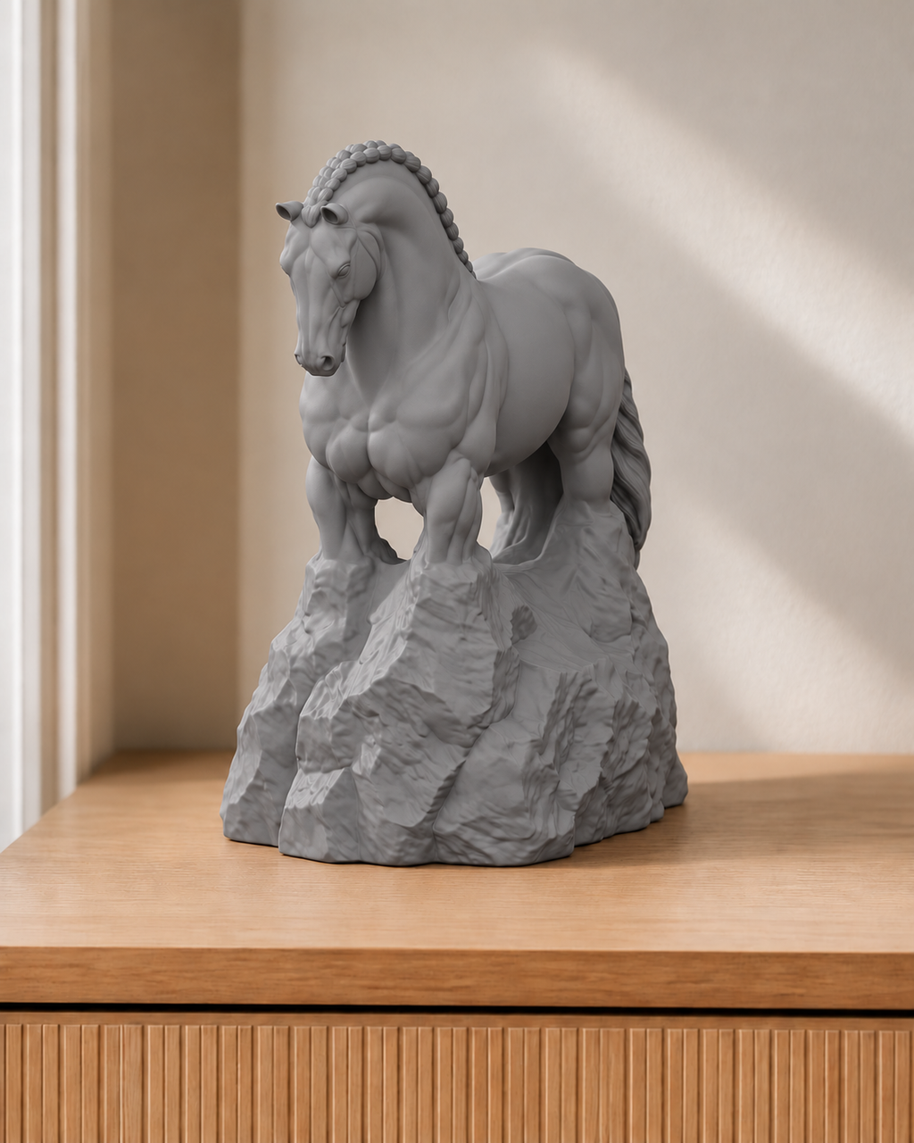 Andalusier – Pferdefigur – 05 grau