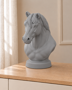 Haflinger – Pferdebüste – 05 grau