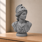 Athene – antike Büste – 05 grau