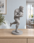 Rugbyspieler – 05 grau