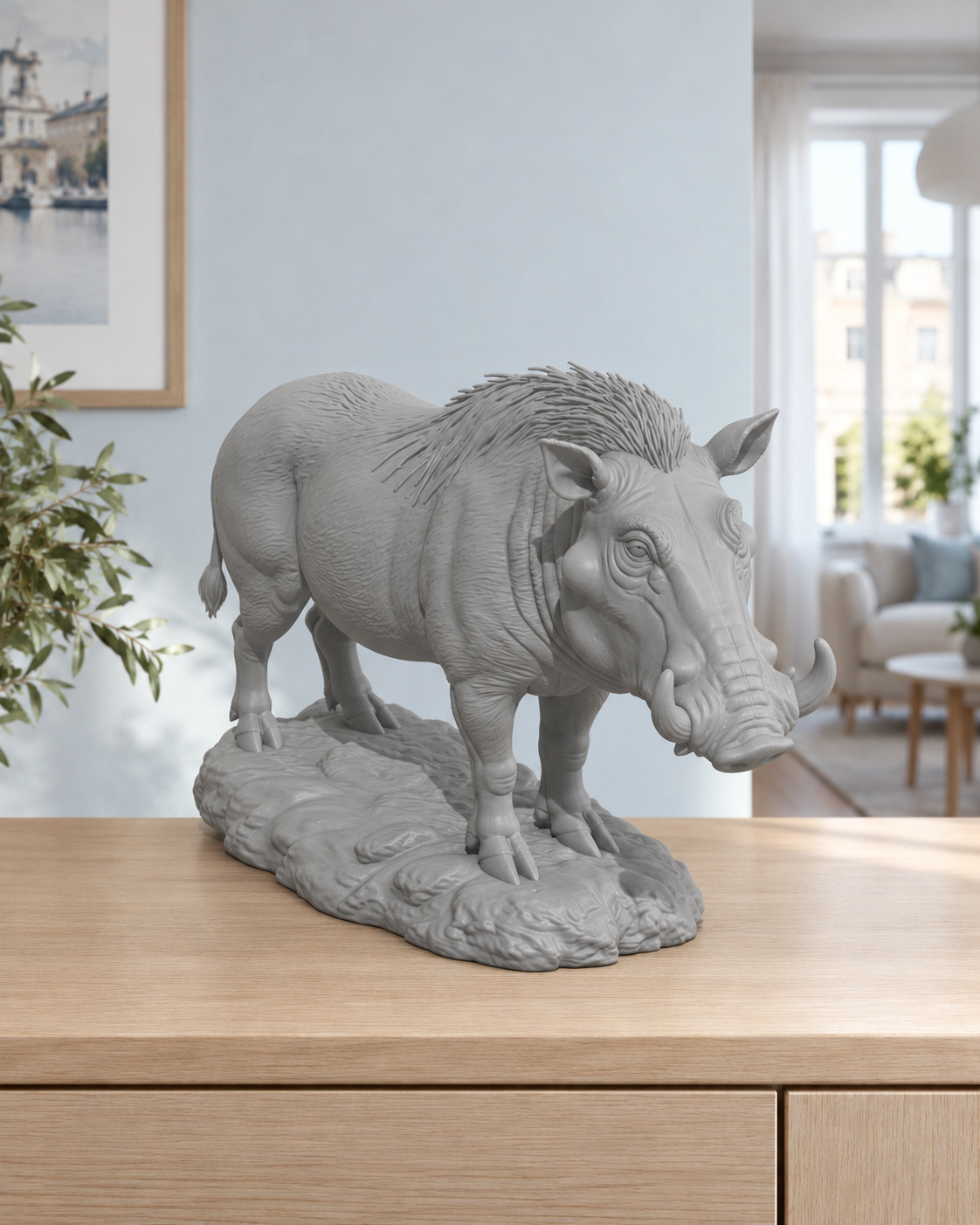 Warzenschwein – 05 grau