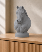 Quarter Horse – Pferdebüste – 05 grau