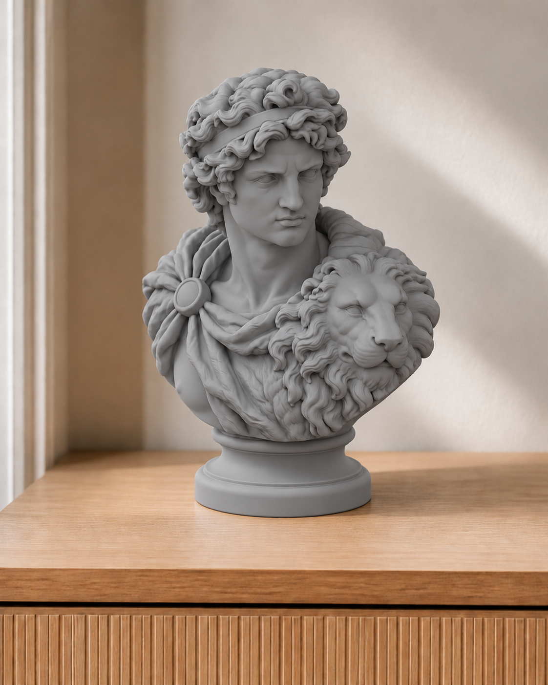 Alexander – antike Büste – 05 grau