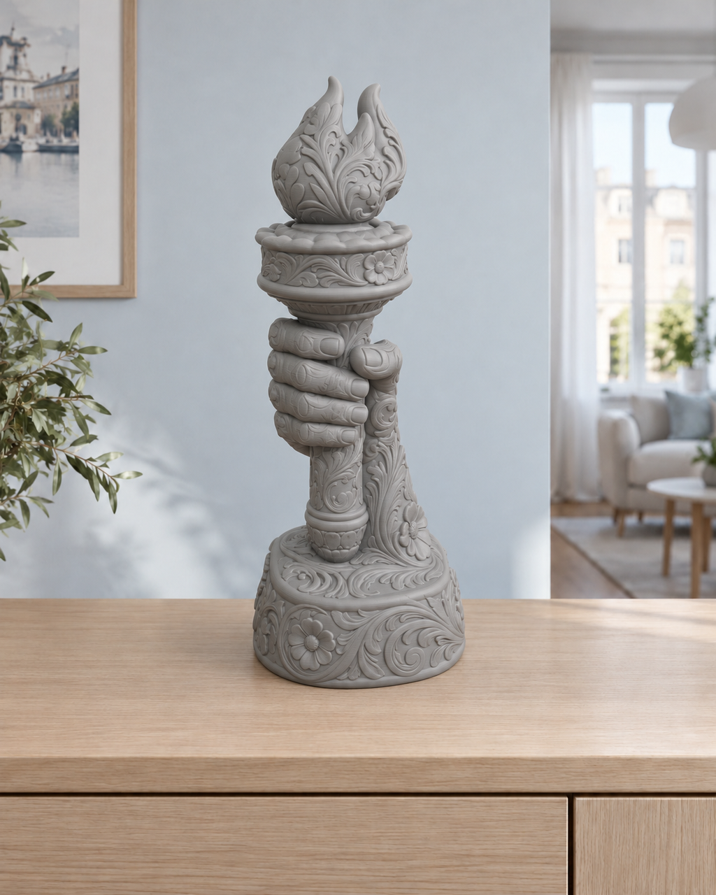 Freiheitsfackel – 05 grau