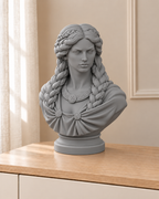 Freya – nordische Büste – 05 grau
