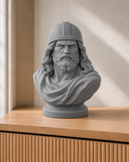 Thor – nordische Büste – 05 grau