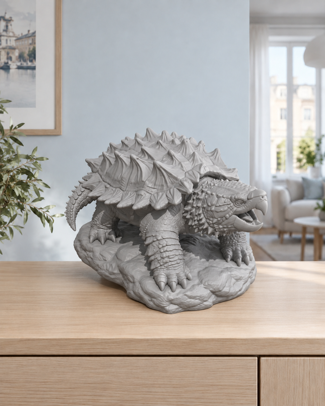 Geierschildkröte – 05 grau