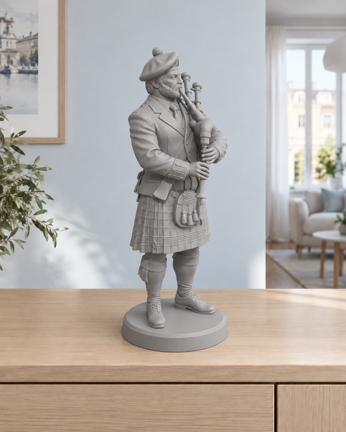 Dudelsackspieler – 05 grau