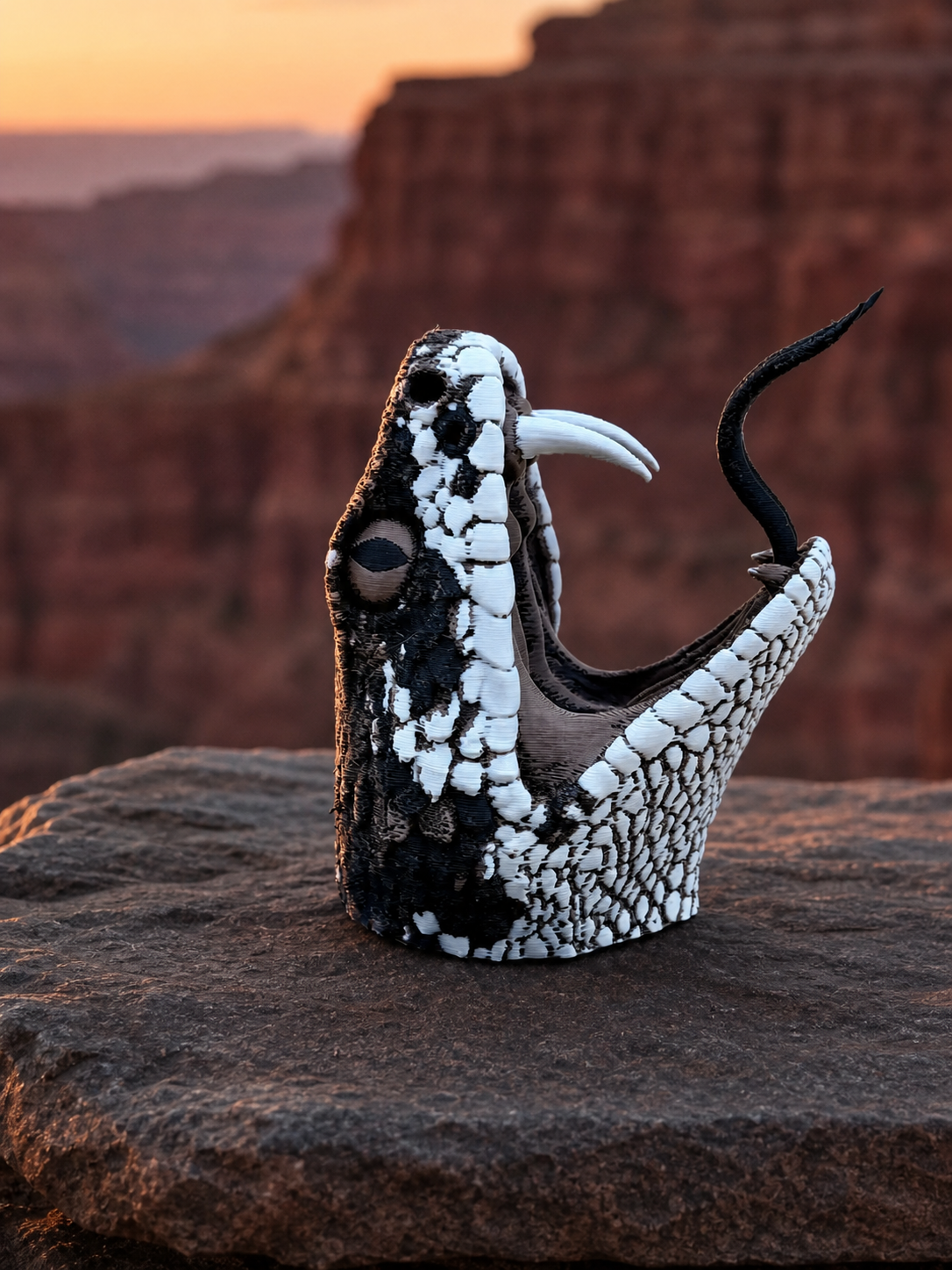 Texas-Klapperschlange – Open Strike FehnFactory