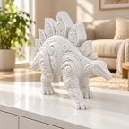 Stegosaurus Ornament - Weiss gedruckt Wohnzimmer