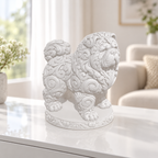 Chow Chow Ornament - Weiss gedruckt Wohnzimmer