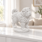 Shar Pei Ornament - Weiss gedruckt Wohnzimmer