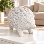 Igel Ornament - Weiss gedruckt Wohnzimmer