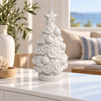 Weihnachtsbaum Ornament - Weiss gedruckt Wohnzimmer