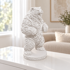 Grizzly aufgerichtet Ornament - Weiss gedruckt Wohnzimmer