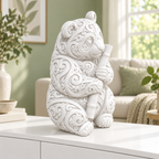 Panda Ornament - Weiss gedruckt Wohnzimmer