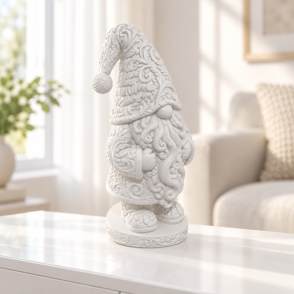 Wichtel Ornament - Weiss gedruckt Wohnzimmer