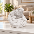 Bartagame Ornament - Weiss gedruckt Wohnzimmer