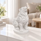 Husky heulend Ornament - Weiss gedruckt Wohnzimmer