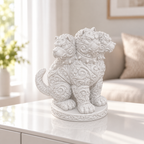 Cerberus Ornament - Weiss gedruckt Wohnzimmer