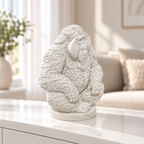Orang-Utan Ornament - Weiss gedruckt Wohnzimmer