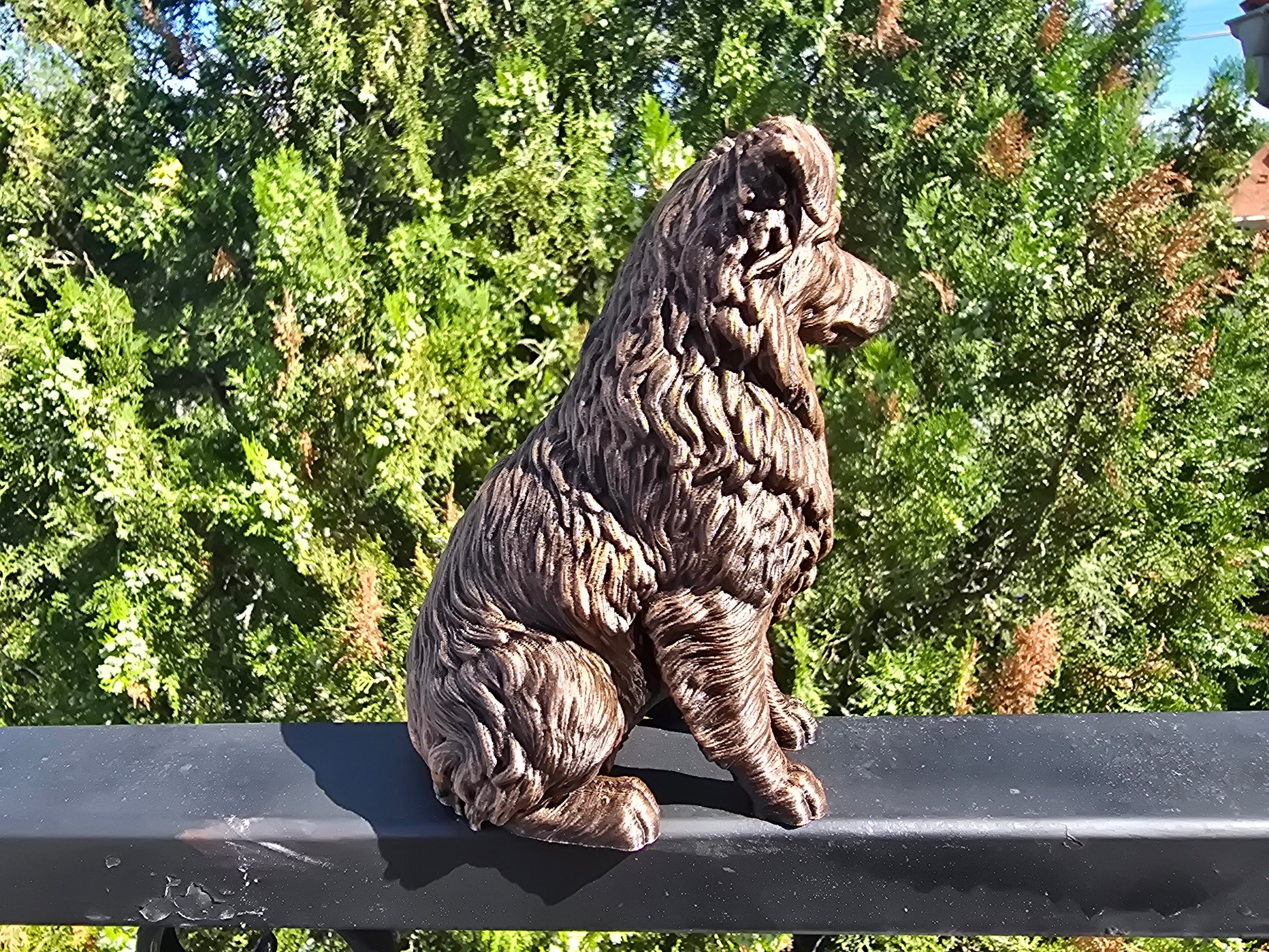Australian Shepherd Hundefigur sitzend – Aussie-Deko für innen | Geschenk für Hundefans | Made in Germany Fehn-factory.de