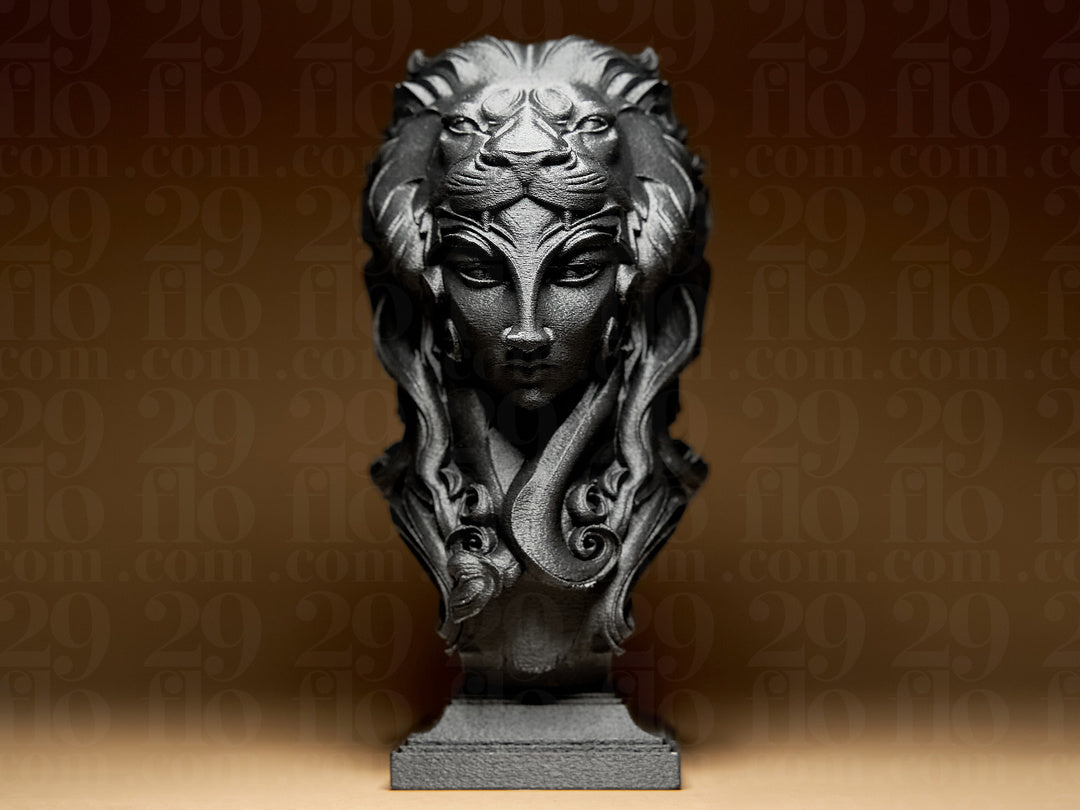 Lady Leo Skulptur – Sternzeichen Löwe FehnFactory