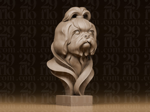 5 moderne Hundebüsten – Hunde Figuren-Set FehnFactory