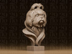 5 moderne Hundebüsten – Hunde Figuren-Set FehnFactory