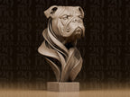 5 moderne Hundebüsten – Bulldogge, Beagle, Australian Shepherd, Chihuahua & Golden Retriever FehnFactory
